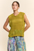 Load image into Gallery viewer, Davi &amp; Dani - FISHNET OPEN-KNIT CREW NECK SWEATER VEST
