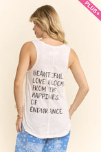 Load image into Gallery viewer, Davi &amp; Dani - FLORAL RAINBOW MESSAGE TANK
