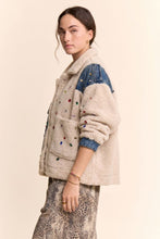 Load image into Gallery viewer, Davi &amp; Dani - GEMSTONE SHERPA DENIM JACKET
