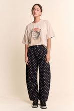 Load image into Gallery viewer, Davi &amp; Dani - POLKA DOT BARREL LEG PANTS Ship 9/20/26
