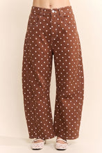 Load image into Gallery viewer, Davi &amp; Dani - POLKA DOT BARREL LEG PANTS Ship 9/20/26
