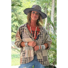 Load image into Gallery viewer, Jaded Gypsy - Midnight Walks Jacket - Plaid Patch
