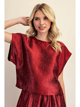 Load image into Gallery viewer, Neck Band Short Sleeve Top
