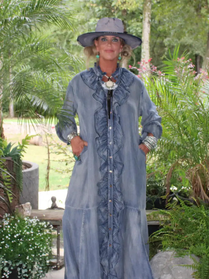 JADED GYPSY - A Ruffle in Time Dress