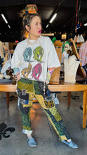 Load image into Gallery viewer, Patchwork Linen Harem Pants

