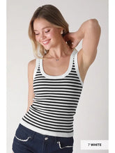 Load image into Gallery viewer, NIKIBIKI - Reversible Striped Tank Top
