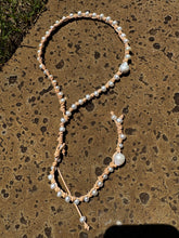 Load image into Gallery viewer, HC - Big Ball Sideway Upside Down Knot Pearls Necklace
