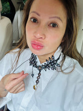 Load image into Gallery viewer, HC-Bow Tie Pearls Necklace
