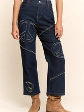 Load image into Gallery viewer, Davi &amp; Dani - Denim Straight Fit Slightly Stretch Pants

