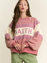 Load image into Gallery viewer, J.nna - ROSEWOOD LACE TRIM PULLOVER TOP - FAITH
