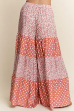 Load image into Gallery viewer, J.NNA - Multi-color Tiered Wide Leg Bell Bottoms
