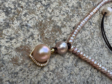 Load image into Gallery viewer, HC - Be Loved Pink Pearls Necklace 16"-20"
