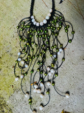 Load image into Gallery viewer, HC - Handmade Lady Green Pearls Necklace
