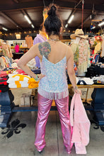Load image into Gallery viewer, J.NNA - Fantasy Sequin Cami With Tassels

