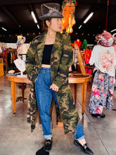Load image into Gallery viewer, HCB - Camo Long Trench Coat
