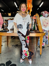 Load image into Gallery viewer, I Love Linen - Brown Stripe Tiger Harem Pants
