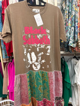Load image into Gallery viewer, Indi and Sai - Upcycle Kantha Band Tee One OF The Kind
