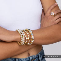 Load image into Gallery viewer, SORRELLI -  7 inch Sienna Stretch Bracelet Width: 3/8"
