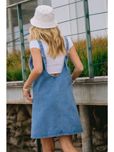 Load image into Gallery viewer, Shapeless Silhouette Denim Mini Dress
