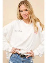 Load image into Gallery viewer, Blue B - French Terry Embroidered Pullover
