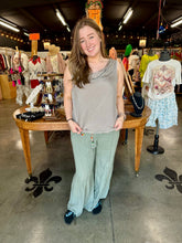 Load image into Gallery viewer, Karamel Collection - Silk/ Viscose Double Layer Tank Top
