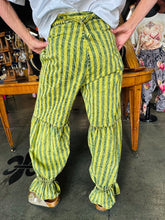 Load image into Gallery viewer, I Love Linen -  Tiger Spirit Chartreuse Denim Stripe Bloomer
