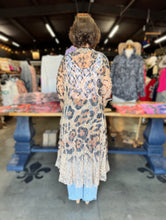 Load image into Gallery viewer, Origami - Lightweight Floral Lace Ruffle Duster with Sparkles - Leo
