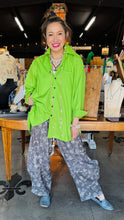 Load image into Gallery viewer, Gray Scale Linen Harem Pants
