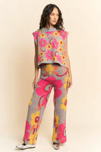 Load image into Gallery viewer, Floral Printed Cozy Soft Full Casual Knit Pant
