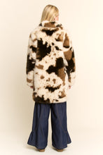 Load image into Gallery viewer, Davi &amp; Dani - Tricolor Faux Fur Coat
