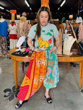 Load image into Gallery viewer, I Love Linen "GOLD DRAGON TEE" - SAGE
