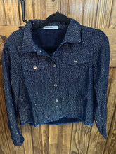 Load image into Gallery viewer, Origami - Cropped Shacket With Subtle Sparkle
