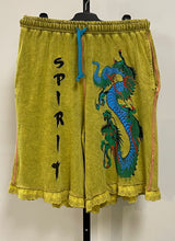 Load image into Gallery viewer, I Love Linen - Spirit Dragon Print in Jogger Lounge Shorts
