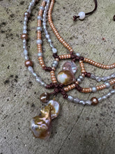 Load image into Gallery viewer, HC - Queen Crown Gold / Silver Pearls Chocker One Of The Kind
