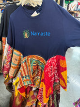 Load image into Gallery viewer, Indi and Sai - Upcycel Kantha Band Tee One OF The Kind
