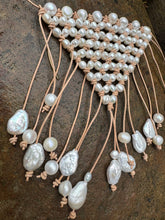 Load image into Gallery viewer, HC - OOAK Bad Donkey White Pearls Necklace
