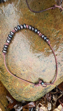 Load image into Gallery viewer, HC - Love All Around Black Pearls Necklace 16"-20"
