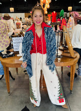 Load image into Gallery viewer, HCB - Christmas Tree Sweater Pants
