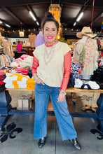 Load image into Gallery viewer, Pixi + Ivy -Cap Sleeve Essential Layering Sweater Top Ivory
