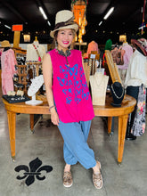 Load image into Gallery viewer, I Love Linen - Butterfly Duo Tunic Tank
