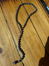 Load image into Gallery viewer, HC Freshwater Pearl Lariat and Leather Necklace
