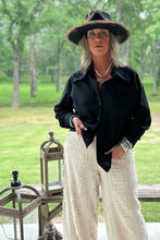 Load image into Gallery viewer, Jaded Gypsy - To the Point Shirt - Midnight
