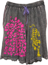 Load image into Gallery viewer, I Love Linen - Mineral Wash Gray Jogger Lounge Shorts
