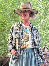 Load image into Gallery viewer, Jaded Gypsy - Crisp Morning Air Flannel
