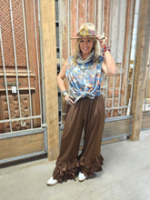 Load image into Gallery viewer, A Rare Bird - Chocolate Satin Genie Pant
