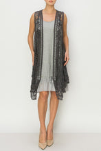 Load image into Gallery viewer, Origami - Crochet Vest with Lace Layer
