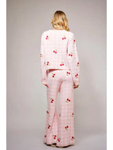 Load image into Gallery viewer, Blue B - Cherry Embroidery Cozy Sweater Set

