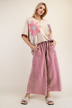 Load image into Gallery viewer, Plus Size-washed Terry Knit Wide Sweatpants
