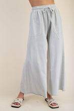 Load image into Gallery viewer, Plus Size-washed Terry Knit Wide Sweatpants
