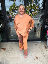 Load image into Gallery viewer, J. Her - Mineral Wash Pullover with Plaid Flannel top
